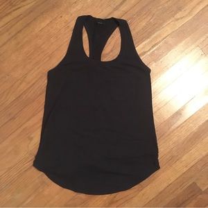 Black Lululemon racer back tank